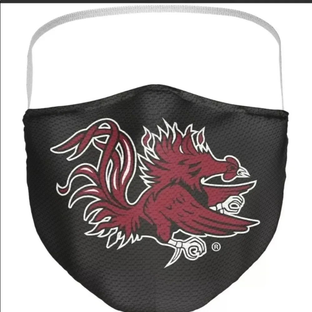 New in Package SOUTH CAROLINA GAMECOCKS NCAA Face Covering Mask Masks Set of 3